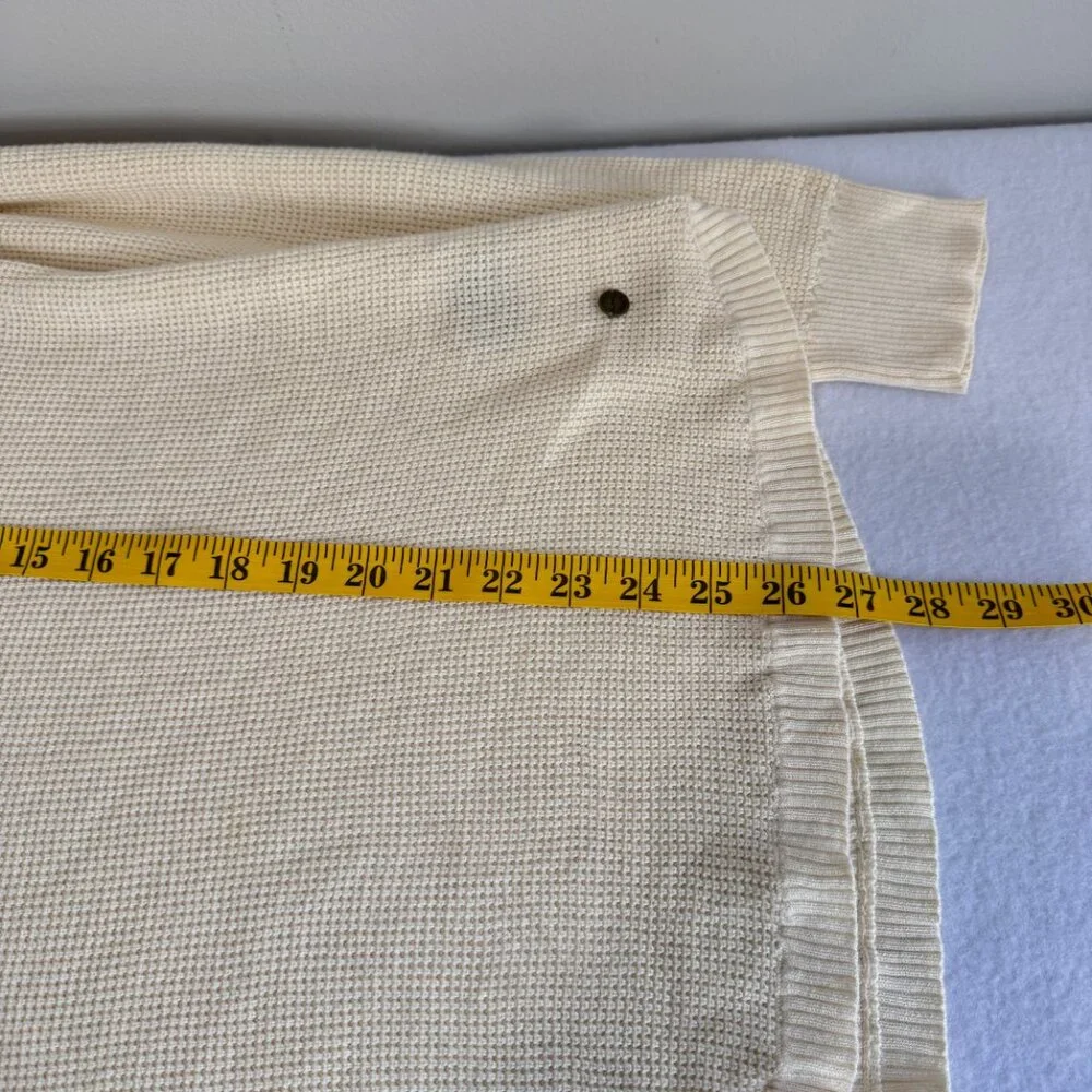 🎉😀CLEARANCE SALE!!😀LAUREN RALPH LAUREN Cowl Neck Waffle Knit Long Sleeve Top - Picture 10 of 10